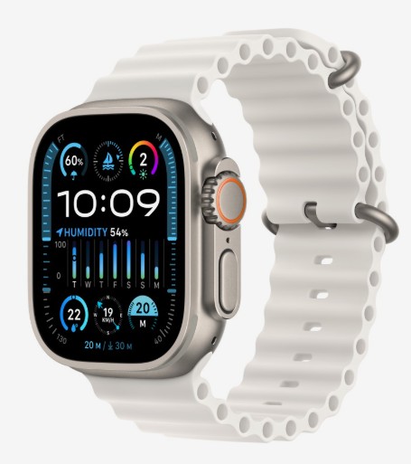 Apple Watch Ultra 2 GPS + Cellular, 49mm White Ocean Band